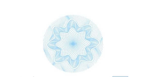 团花二维码防伪标签